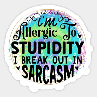 Laugh Out Loud: Wear Your Humor Boldly Sticker